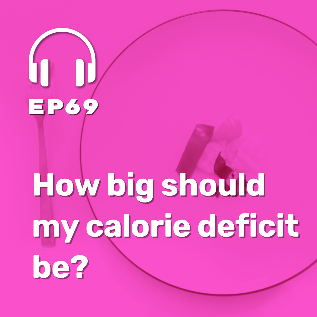 Episode 69: How big should my calorie deficit be?